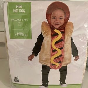Mini baby hot dog costume